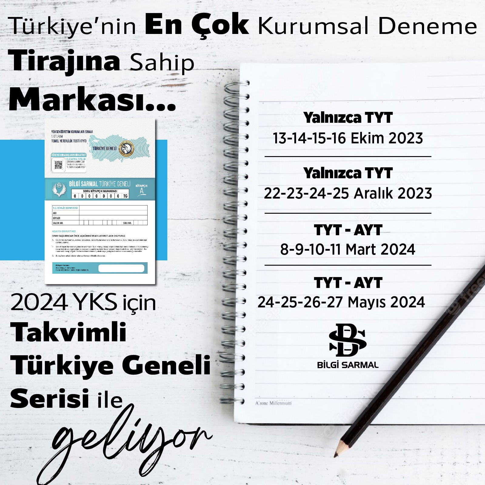 TYT-AYT Türkiye Geneli Takvimimiz